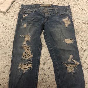 Hollister ripped jeans